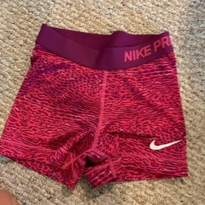 Pink cheetah Nike pros